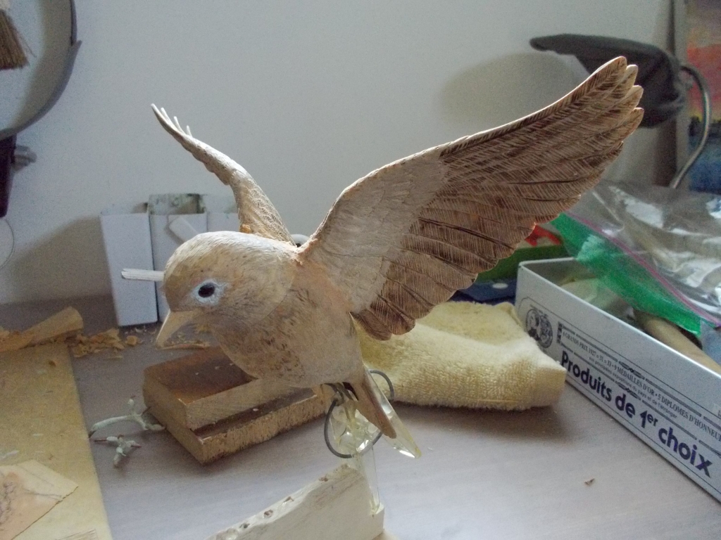 バードカービング No.6キビタキ | Hihajiのモノづくりざんまい