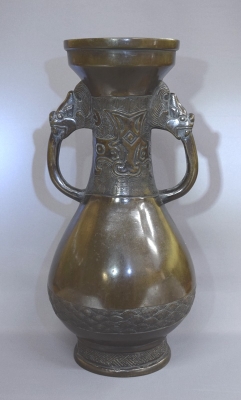 古銅 龍耳花入 | 茶道具 小西康のぶろぐ