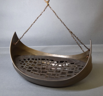 砂張古銅 釣舟花入 | 茶道具 小西康のぶろぐ