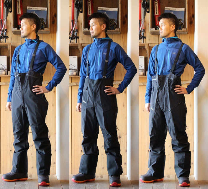 ARC'TEREYX スキー・スノーボード向けビブパンツのご紹介 – moderate