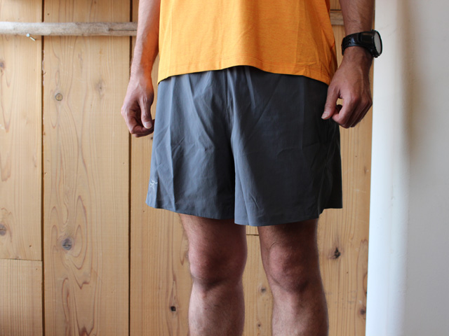 アークテリクスのランパン Soleus Short（ソリアス ショーツ） 一部再