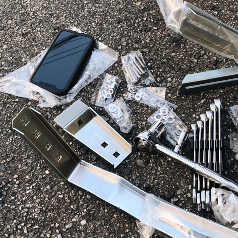 アロハキャリアの取り付け | ガロンのハンドメイドとアトリエの日常