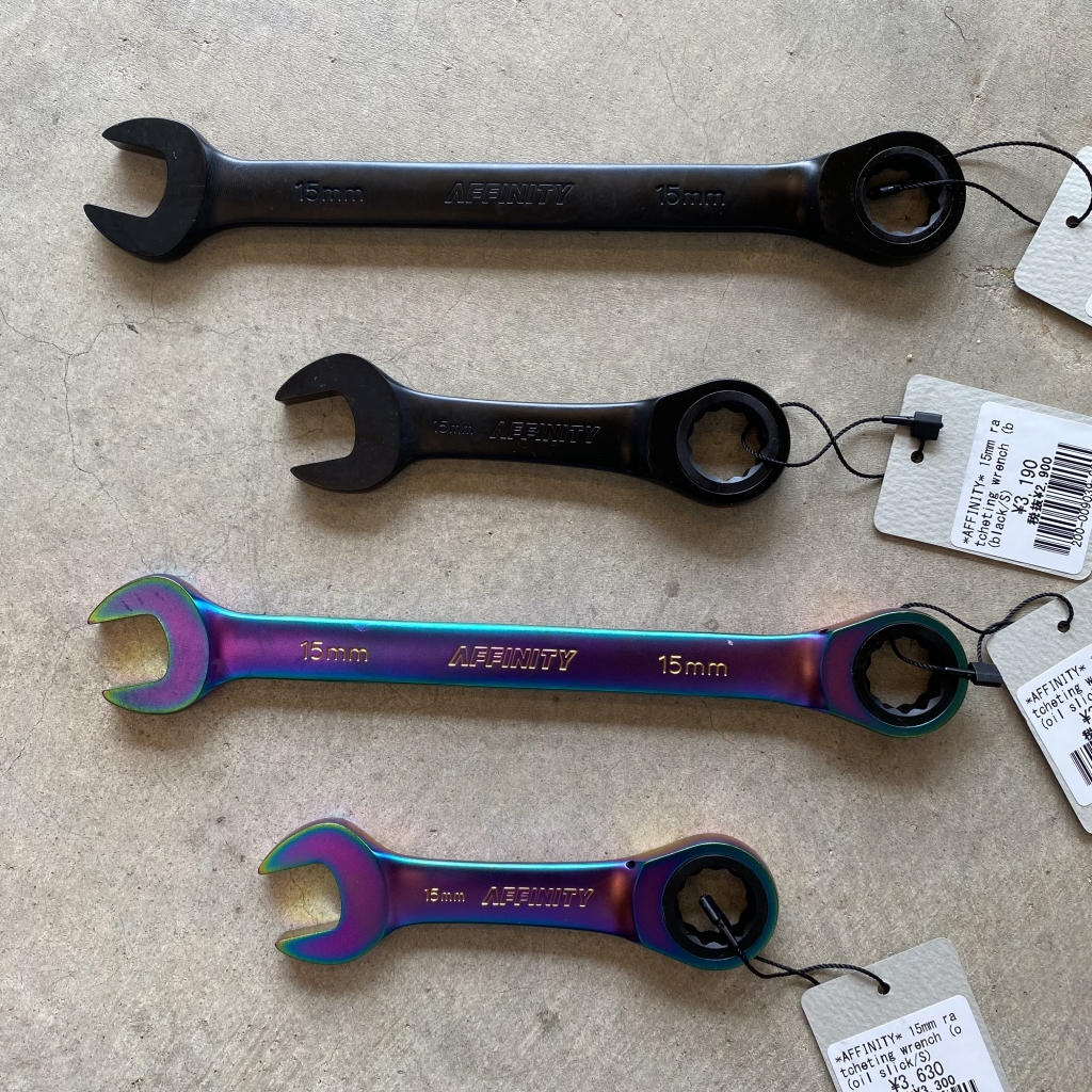 AFFINITY CYCLES * 15mm racheting wrenchが入荷しました。 | シオカゼ