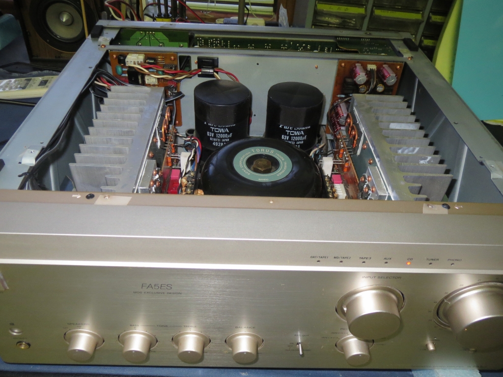 SONY製 TA-FA5ES プリメインアンプ修理 | 滋賀オーディオサービス