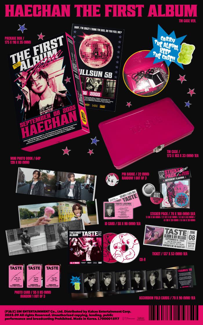 韓国盤】The 1st Album 'TASTE'(Tin Case Ver.)｜HAECHAN｜mu-moショップ