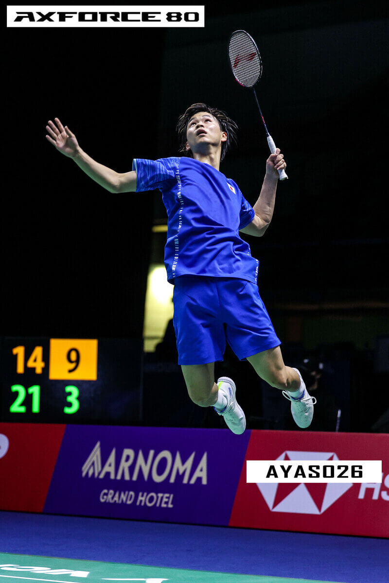 渡辺勇大選手使用モデル】LI-NING AX80 AXFORCE 80 雷霆 バドミントン