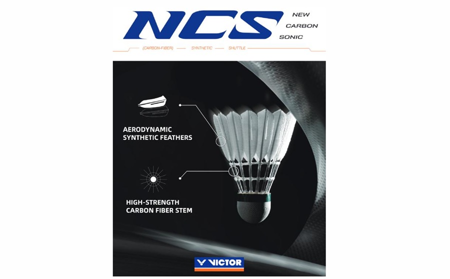 VICTOR NCS Pro 人工カーボンバドミントンシャトル(1本/12球入