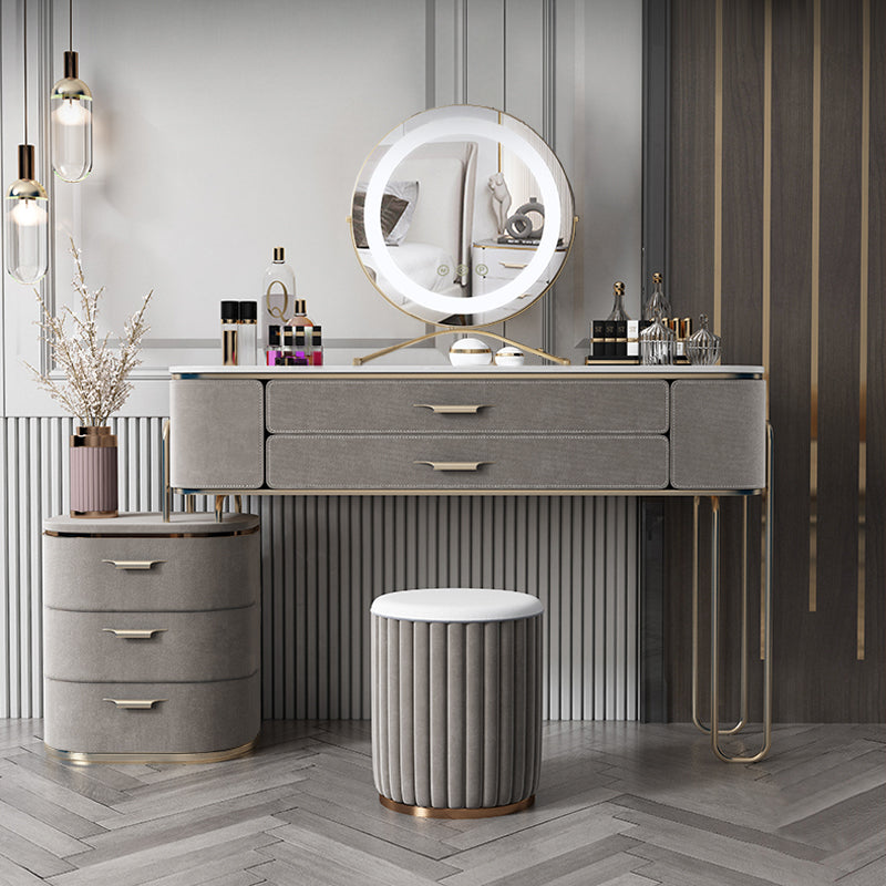 INDOORPLUS公式/ドレッサー おそろいのスツール 大理石調 姫系