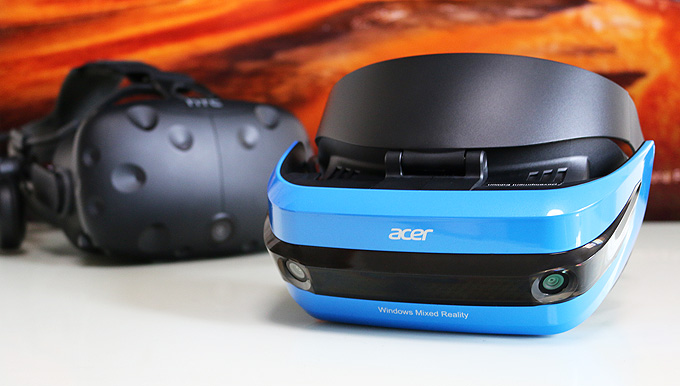 Windows Mixed Reality ヘッドセット」 レビュー。安価で高解像度