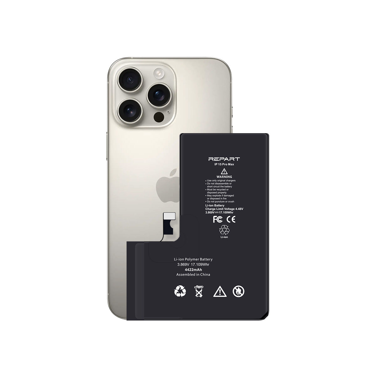 iPhone 15 Pro Battery Replacement Select Quality | REPART