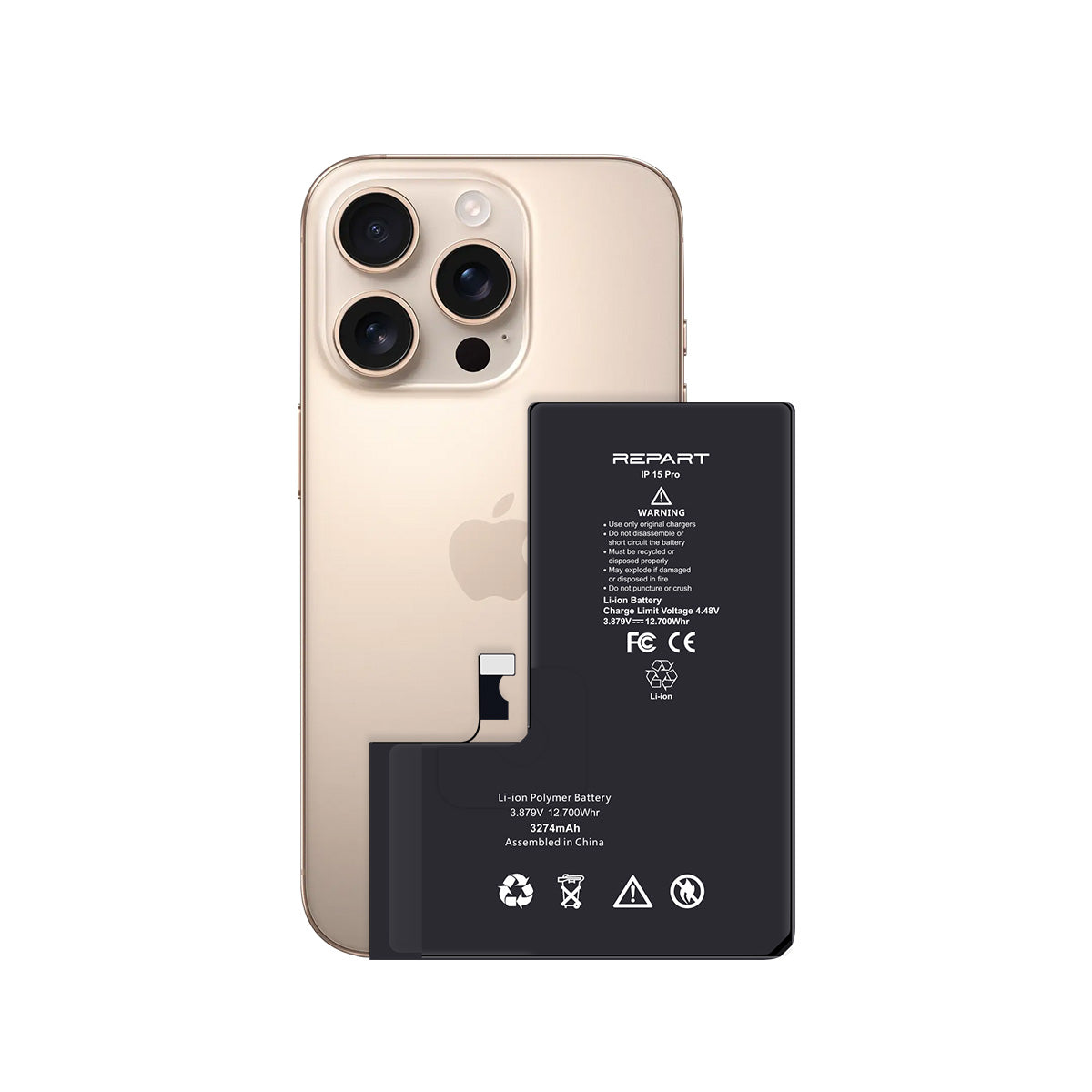 iPhone 15 Pro Battery Replacement Select Quality | REPART