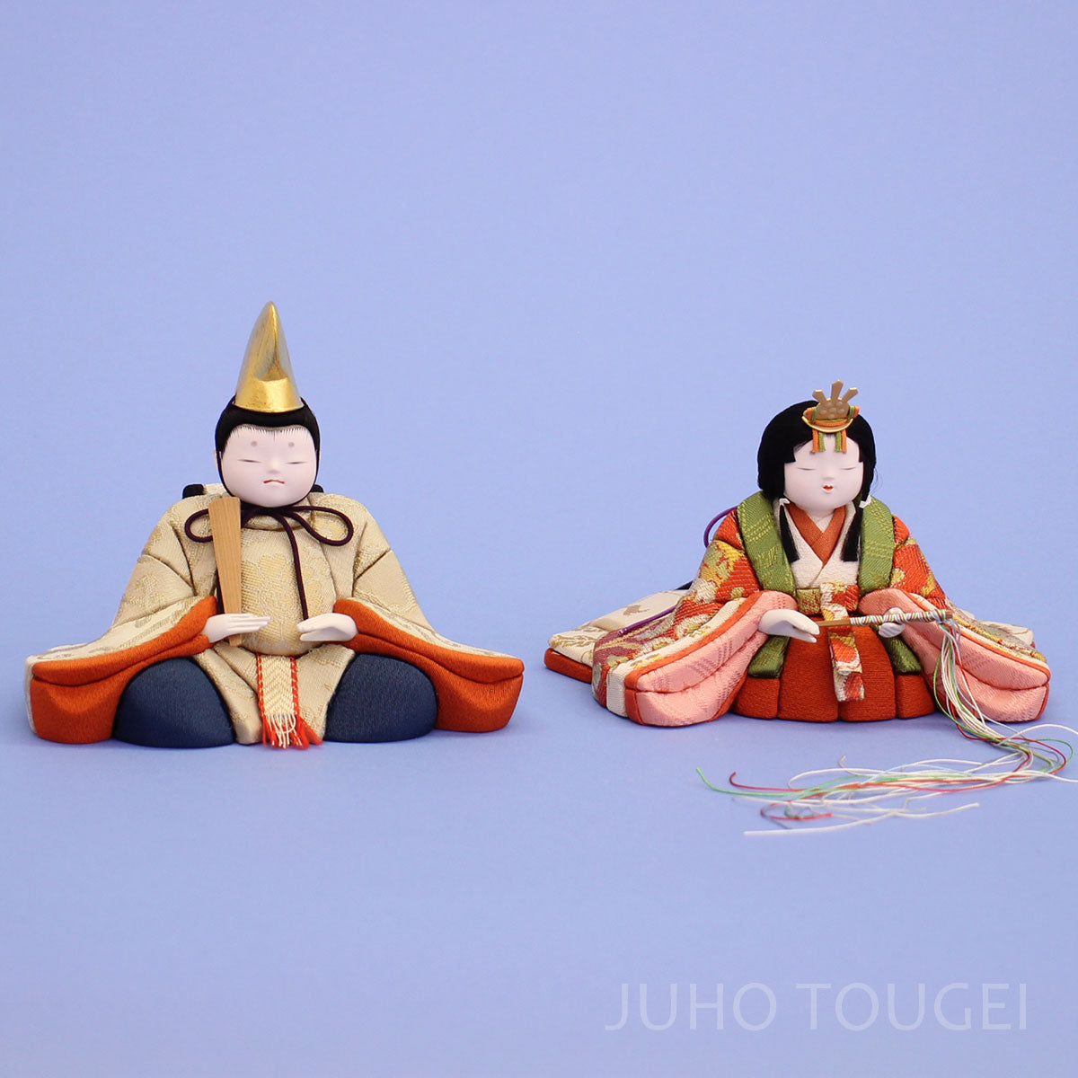 木目込み雛人形単品 幸一光作 うらら – 寿鳳人形の東芸