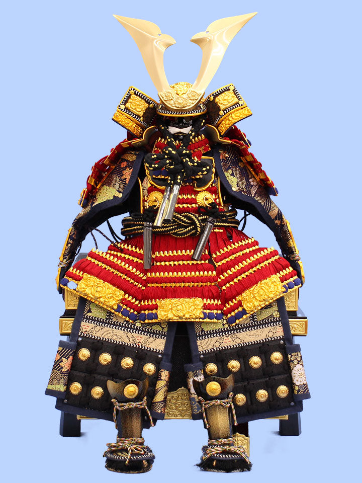 五月人形 単品鎧 高さ 48cm 龍玉作 5号赤縅鎧 – 寿鳳人形の東芸