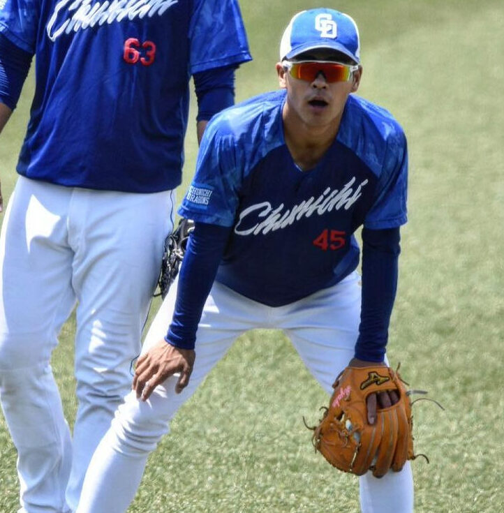 中日ドラゴンズ #45 龍空 (つちだ りゅうく）の使用ギア -2023-