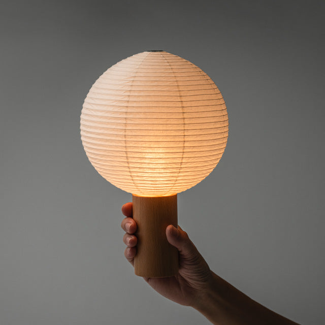 八女提灯 LEDスタンドライト | TORCHIN CIRCLE | 白・ナチュラル