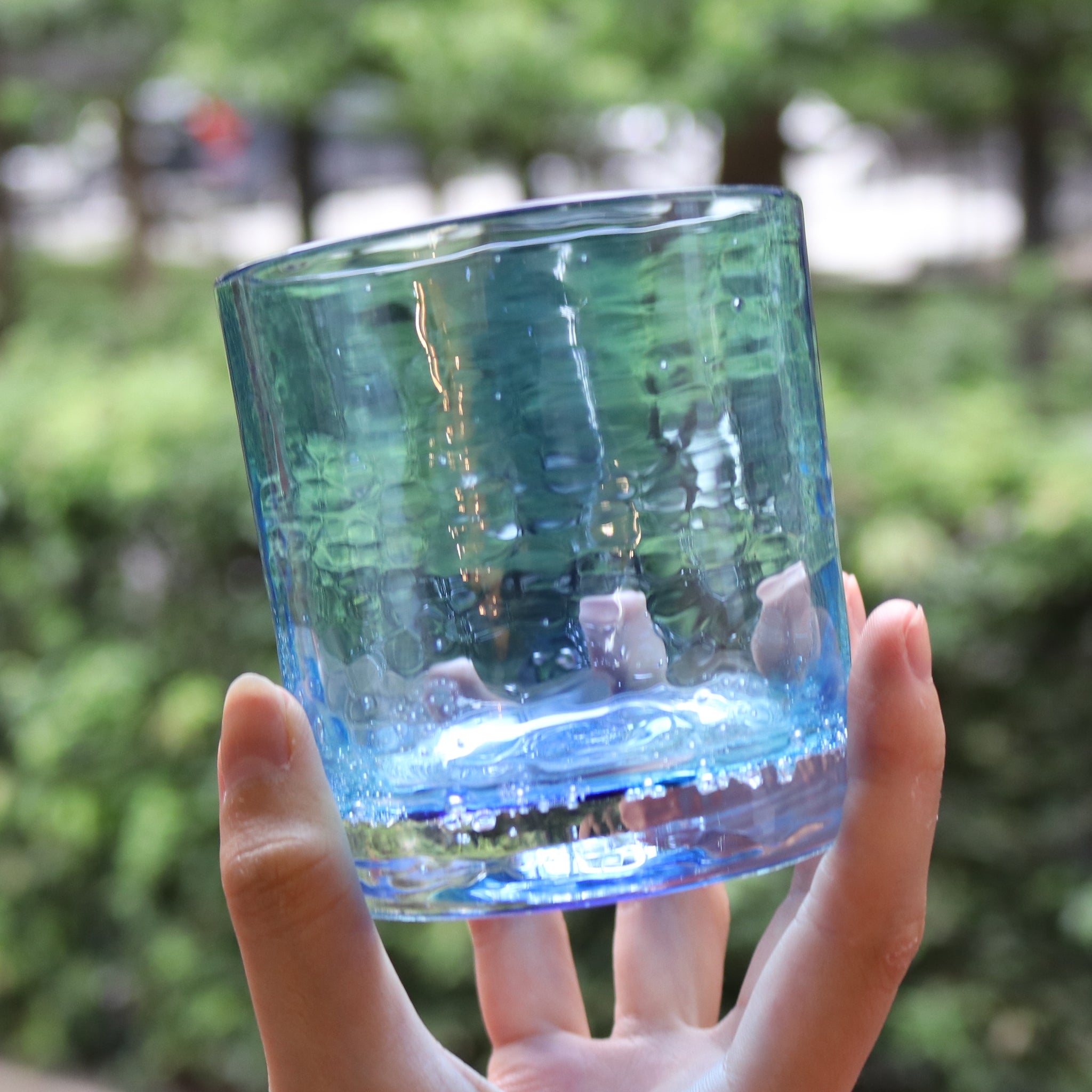 琉球ガラス | オーシャンロックグラス | ブルー