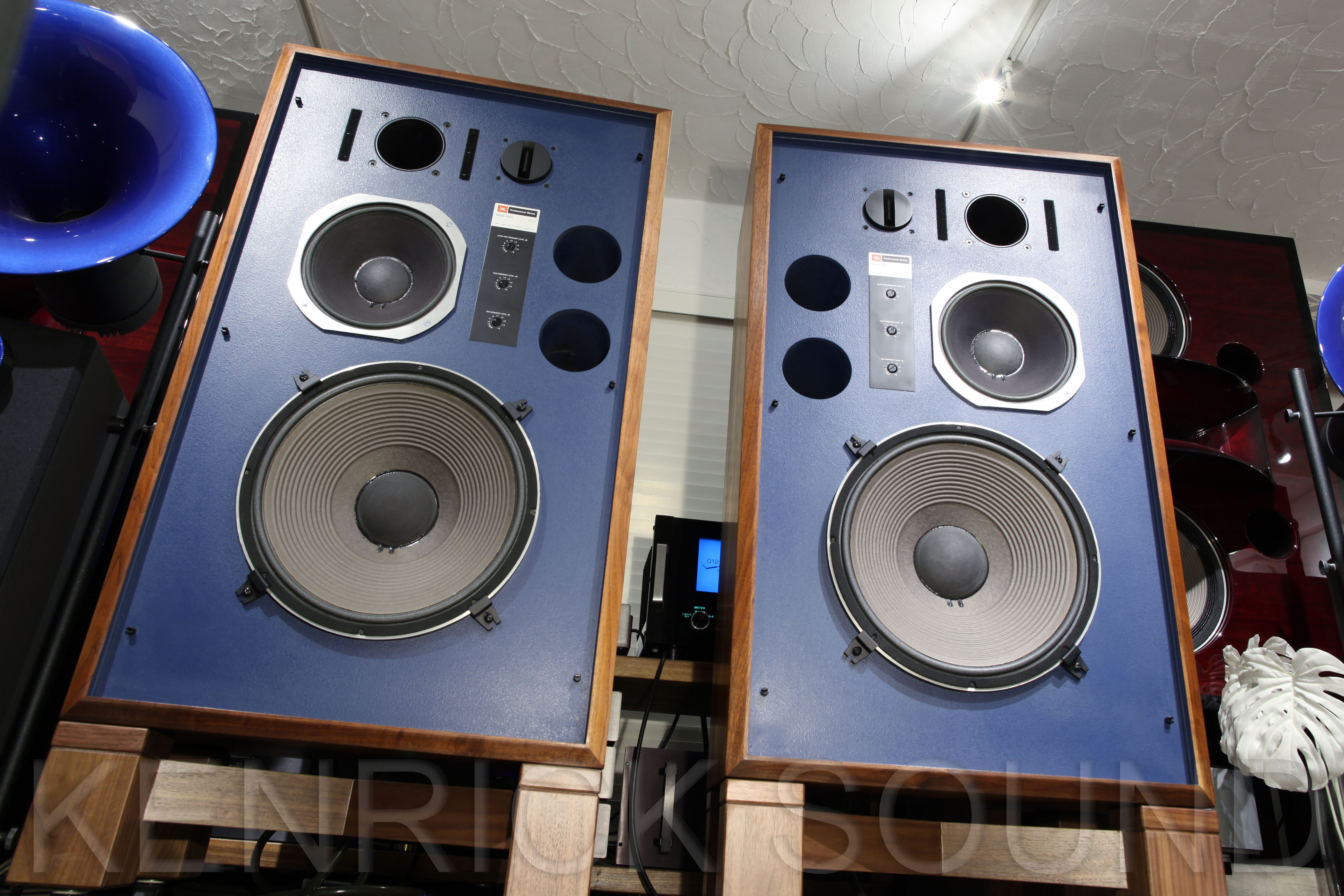 JBL 4344 豊かな音色 天然木キャビネット ブルーバッフル - ケンリック