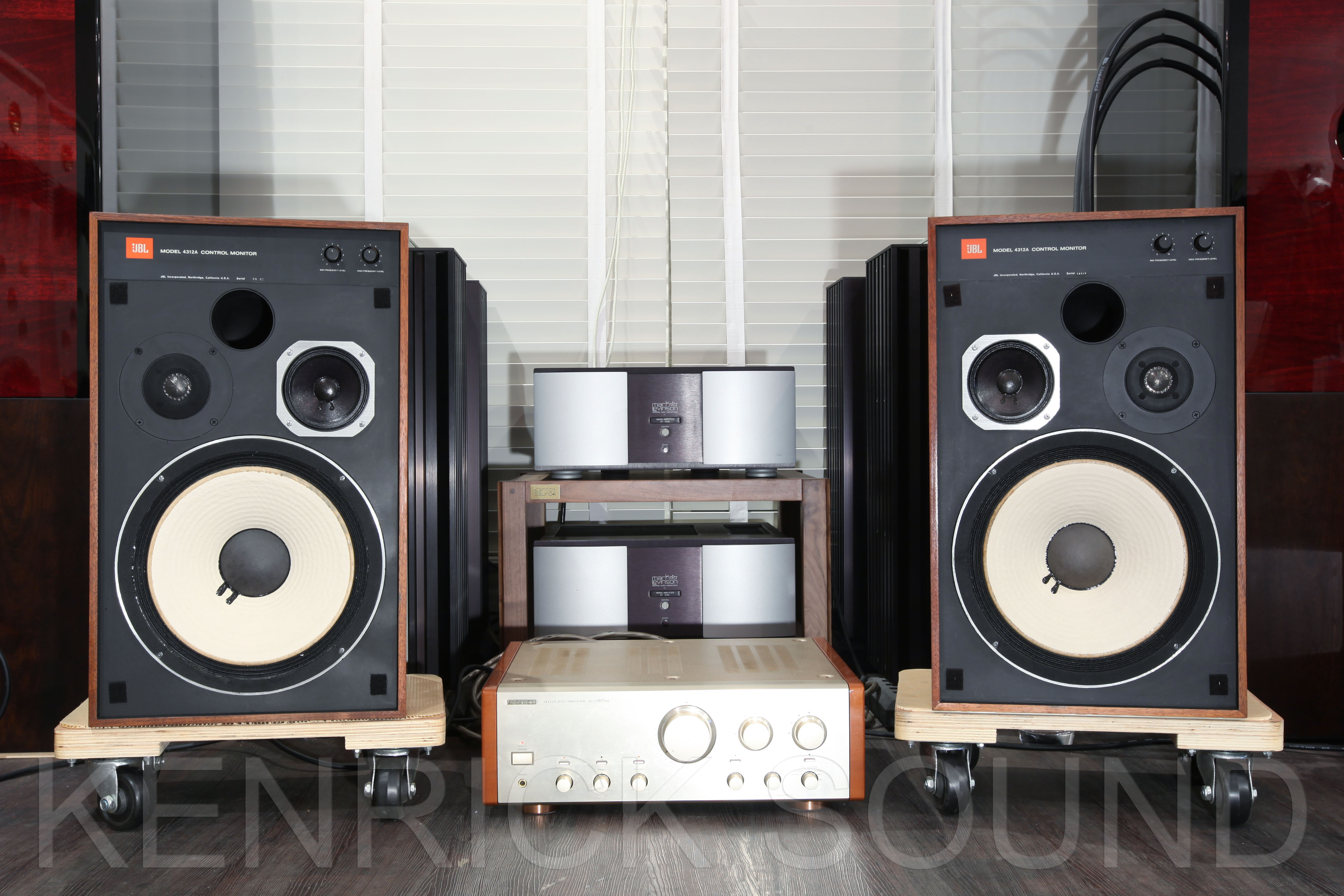 JBL 4312A コンパクトモニタースピーカー・ウォールナット美品