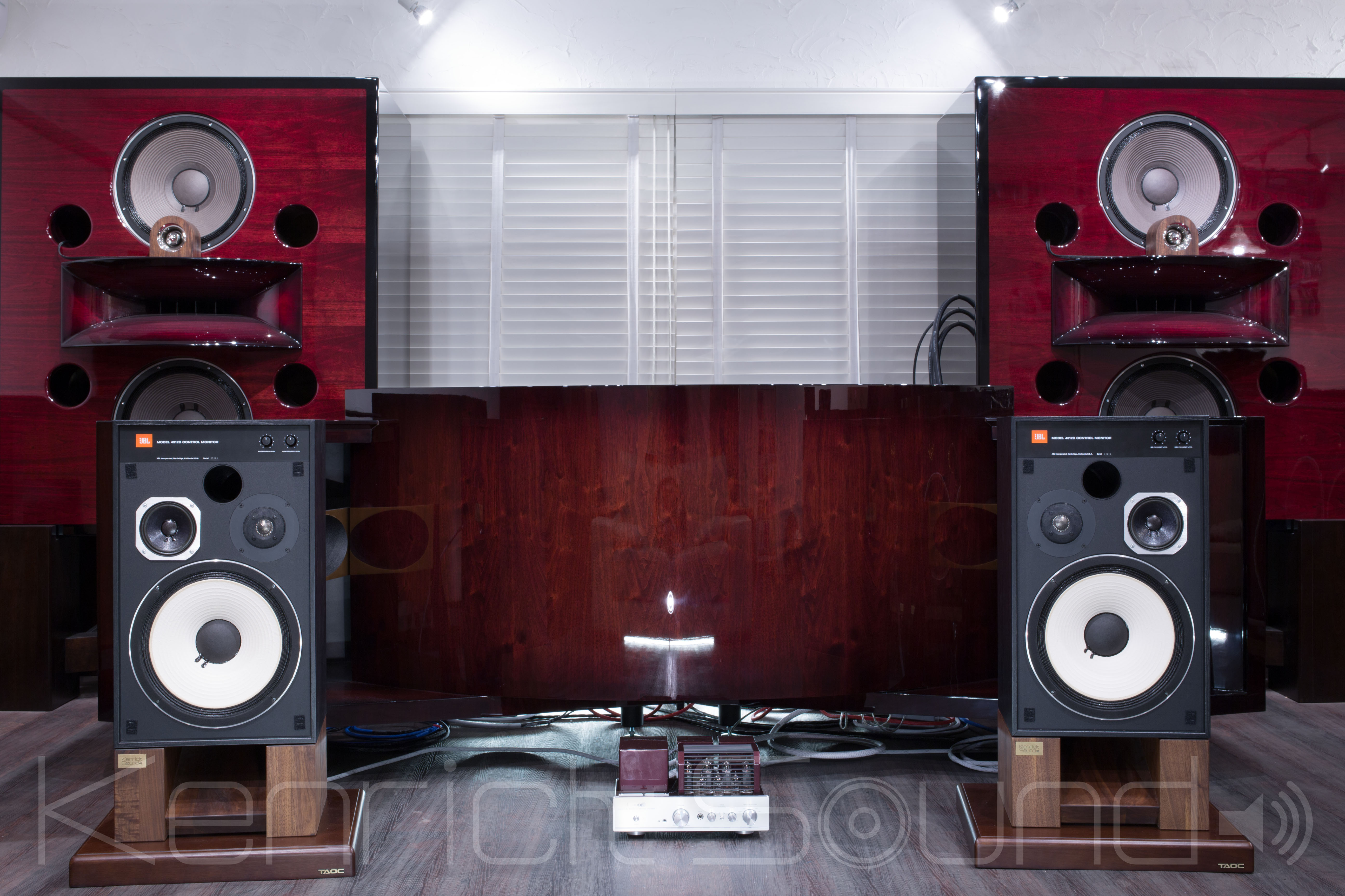 JBL 4312B スタジオモニター3wayスピーカー ケンリックメンテ品