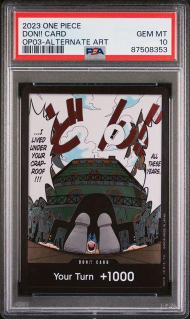 One Piece: DON!! CARD OP03 - Alternate Art PSA 10