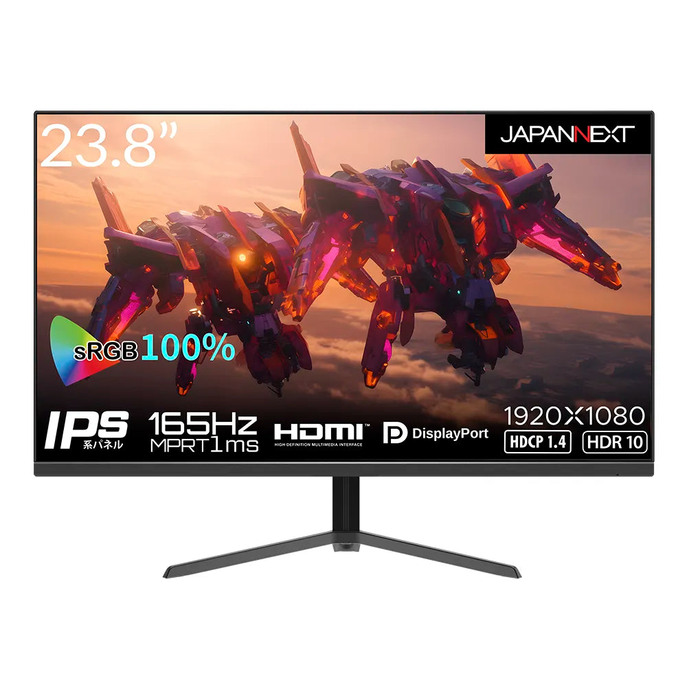 JAPANNEXT 23.8インチ IPS フルHD(1920x1080)ゲーミングモニター JN