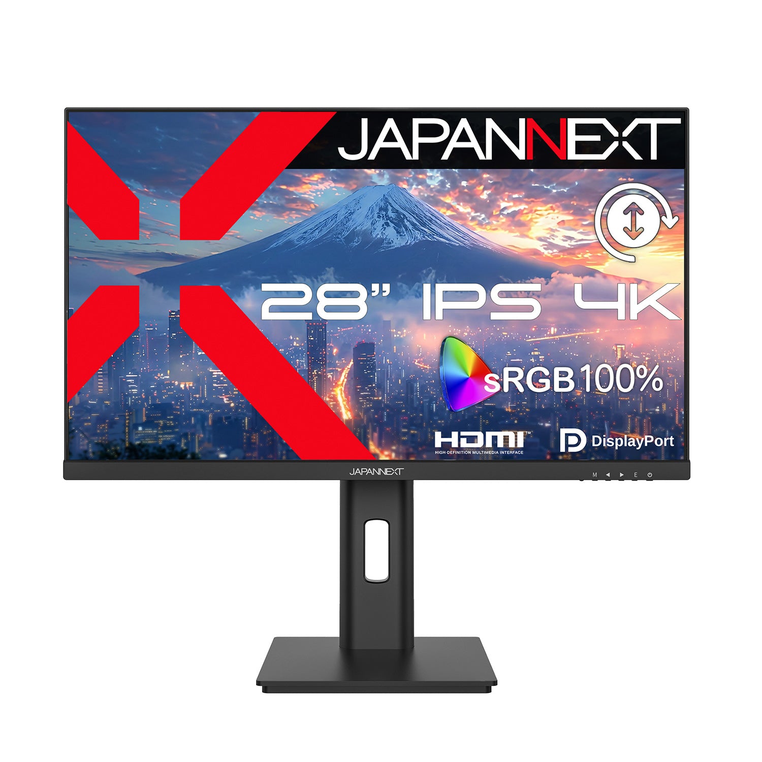 JAPANNEXT 28インチ IPSパネル搭載 4K(3840x2160)解像度 液晶モニター