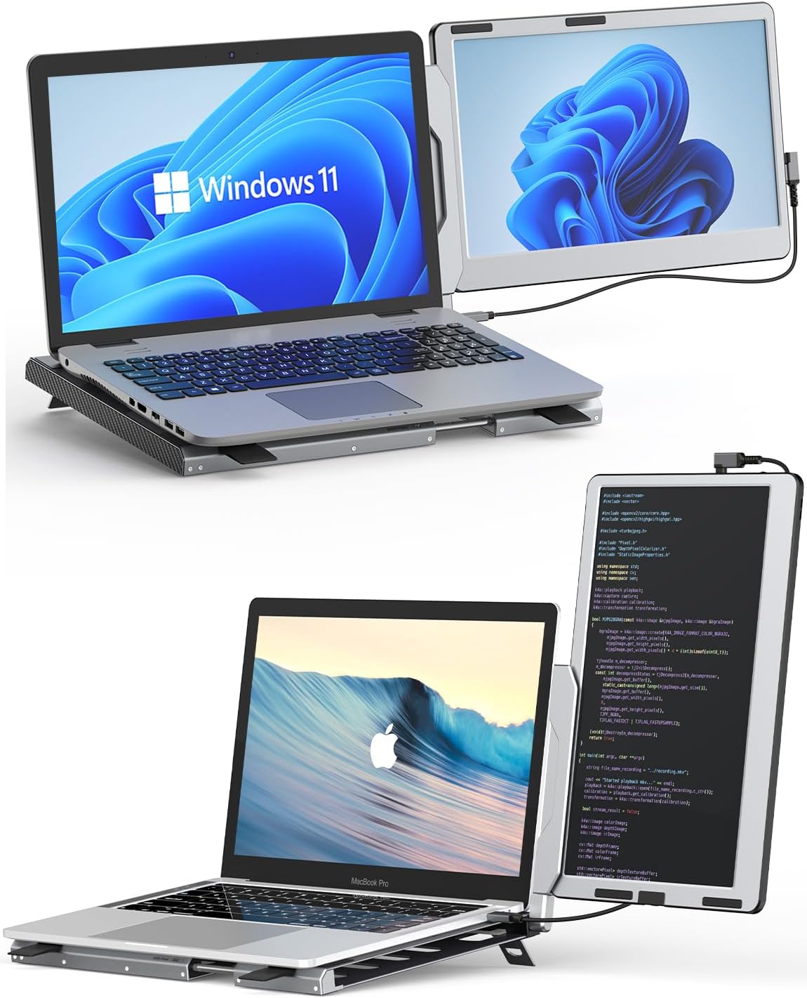 Kwumsy F1 14 インチ ポータブル モニター ラップトップ スクリーン