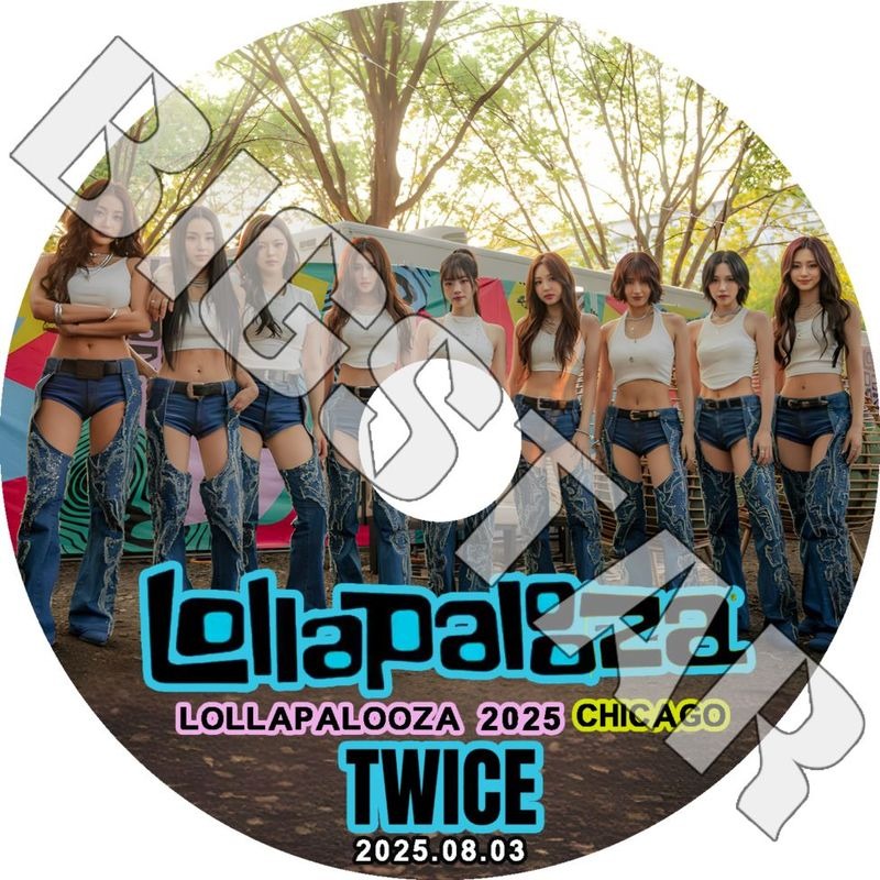 K-POP DVD/ TWICE 2025 Lollapalooza LIVE IN CHICAGO (2025.08.03