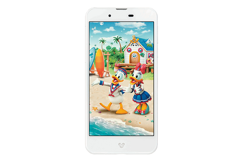 ドナルドがモチーフ、「Disney Mobile on docomo DM-01J」ホワイトが28