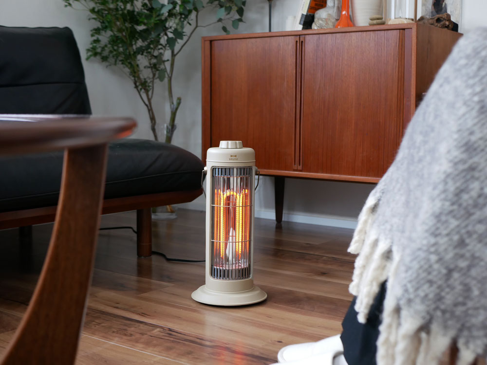 BRUNO/ブルーノ＞ノスタルジックなminiカーボンヒーター グレージュ