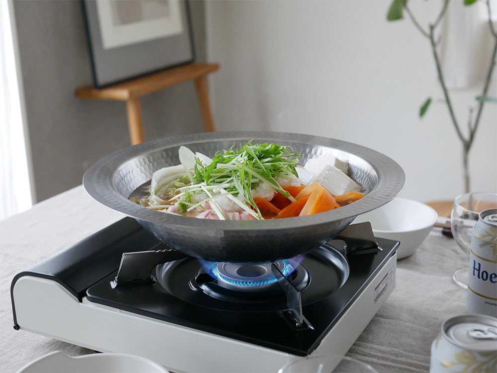 予約商品※＜Arnest/アーネスト＞とにかく洗いやすいステンレス卓上鍋