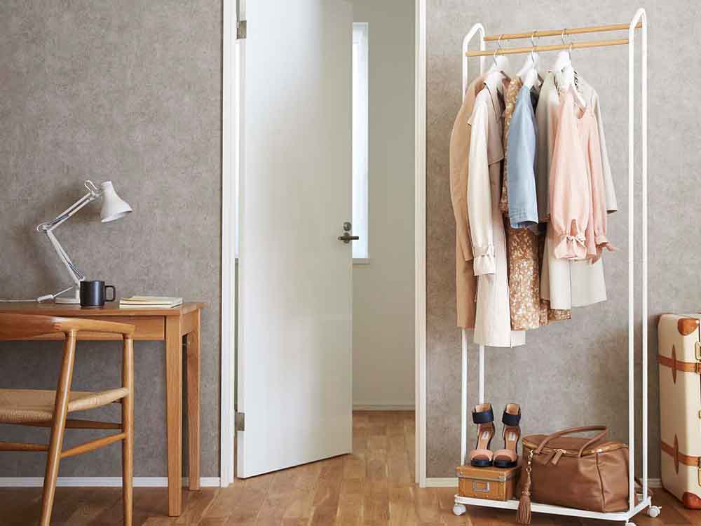 tower/タワー＞ハンガーラック キャスター付き ホワイト – カチモ