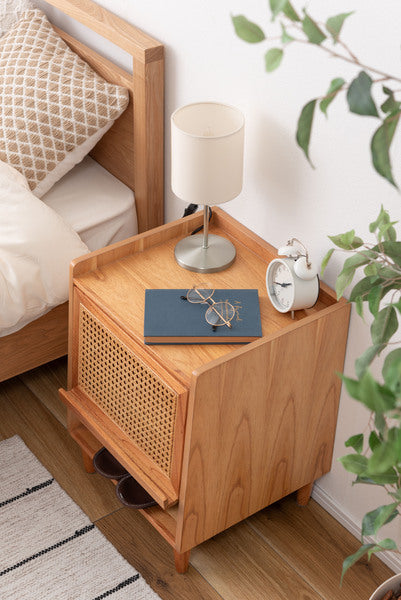 ナイトテーブル テーブル サイドテーブル おしゃれ 木製 天然木 スリム