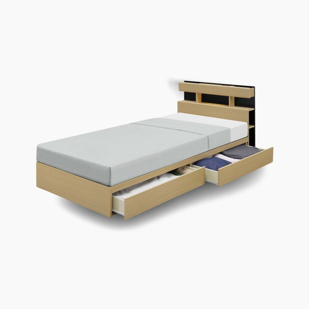 組立・引取サービス無料 | バッハ Sベッド 宮付BOX ベッドフレーム