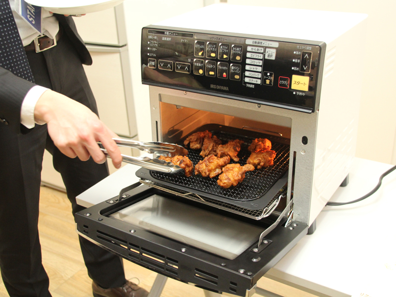 揚げ物やあたため直しに便利な「リクック熱風オーブン」 - 家電 Watch