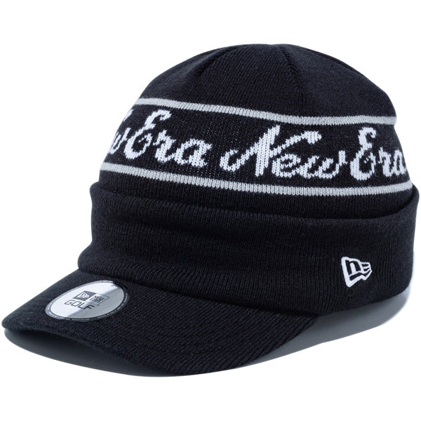 ニューエラ キャップ NEW ERA【ゴルフ】バイザーニット ジャカード