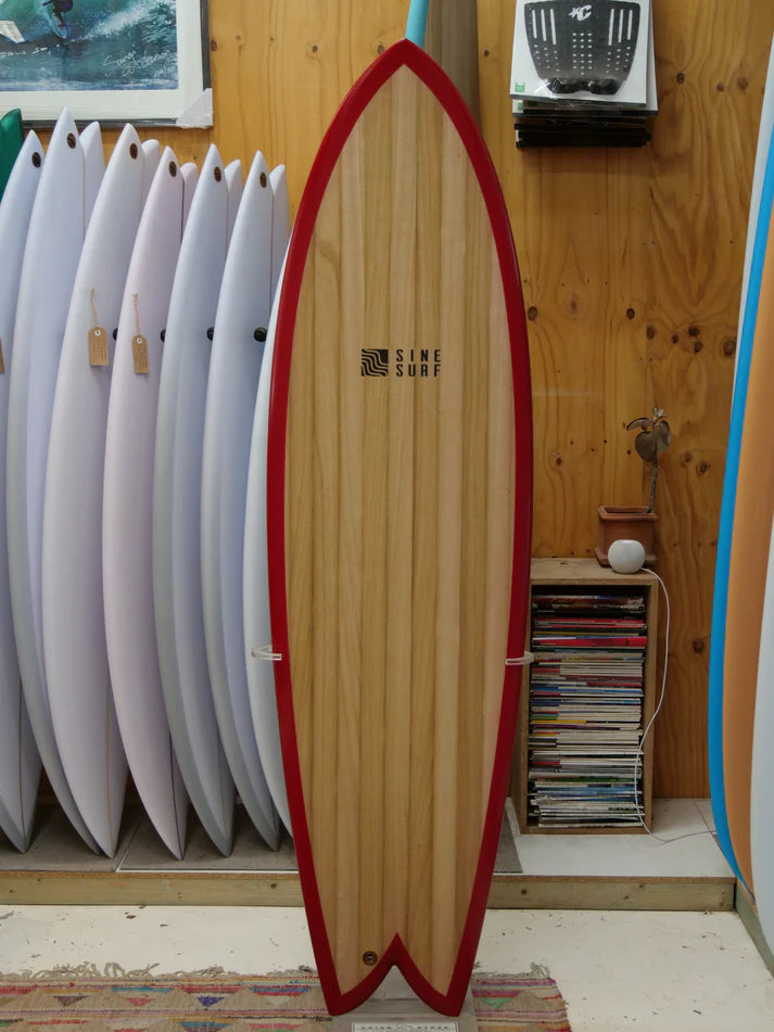モダンフィッシュ・サーフボード》高性能 × お洒落な木目｜格安木製