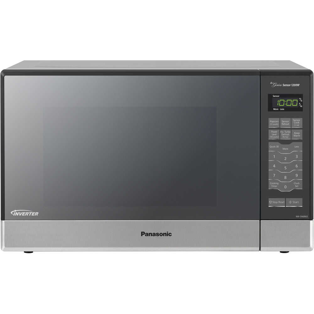 Panasonic Stainless 1.2 Cu. Ft. 1200W Microwave With Inverter