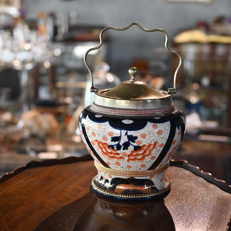 彩りの美しいビスケットバレル – 神戸アンティークウェアハウス