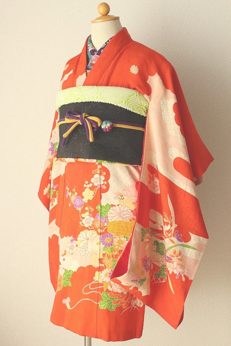 子供着物 アンティーク No27