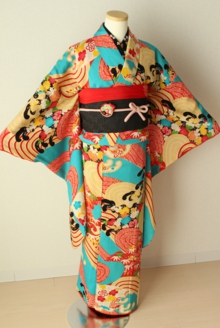 子供着物 アンティーク No34