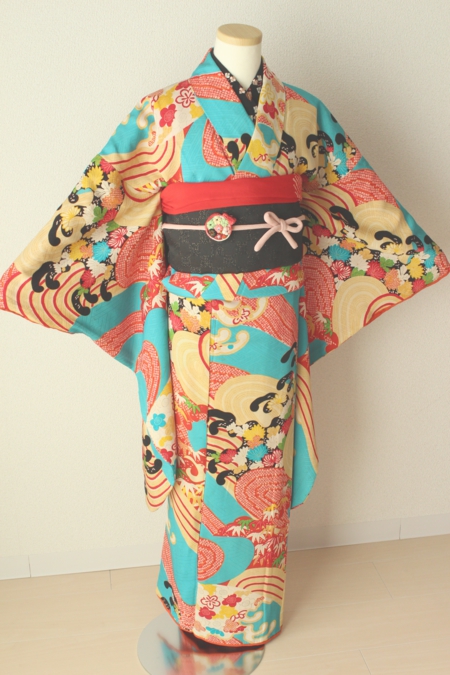 子供着物 アンティーク No21