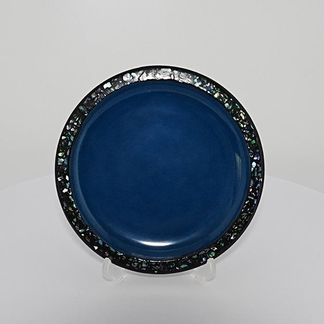 秋田塗 銘々皿18 碧 – 暮らしの工芸品マルシェ