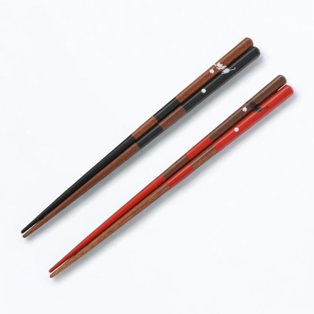若狭 食洗機対応箸 市松ねこ – 漆器 高翆