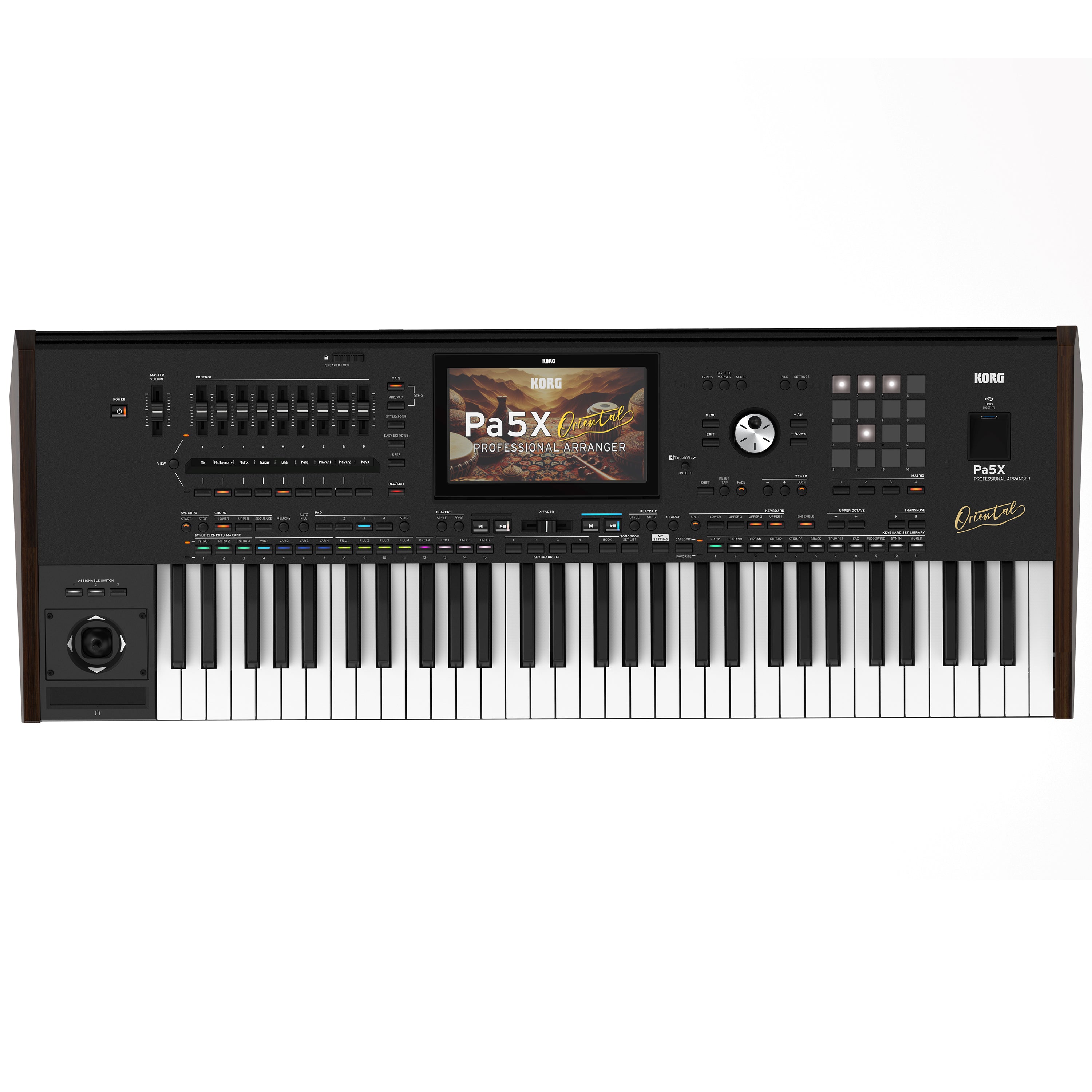 Korg PA5X Oriental 61-key Arranger Workstation Keyboard – Kraft Music