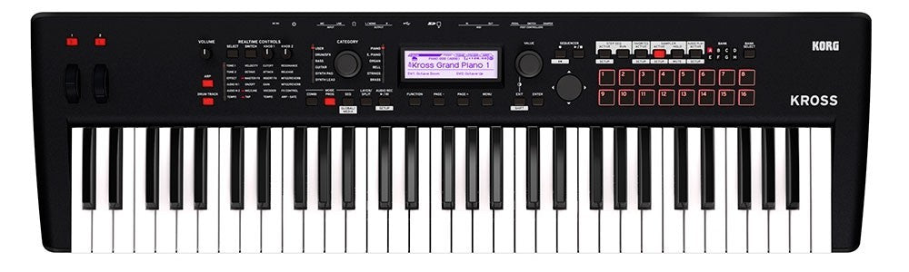 Korg Kross 2 61 Music Workstation - Matte Black CABLE KIT – Kraft