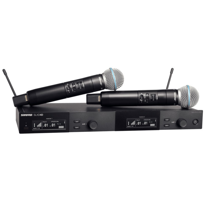 Shure SLX-D Dual Wireless System with Beta 58 Handheld