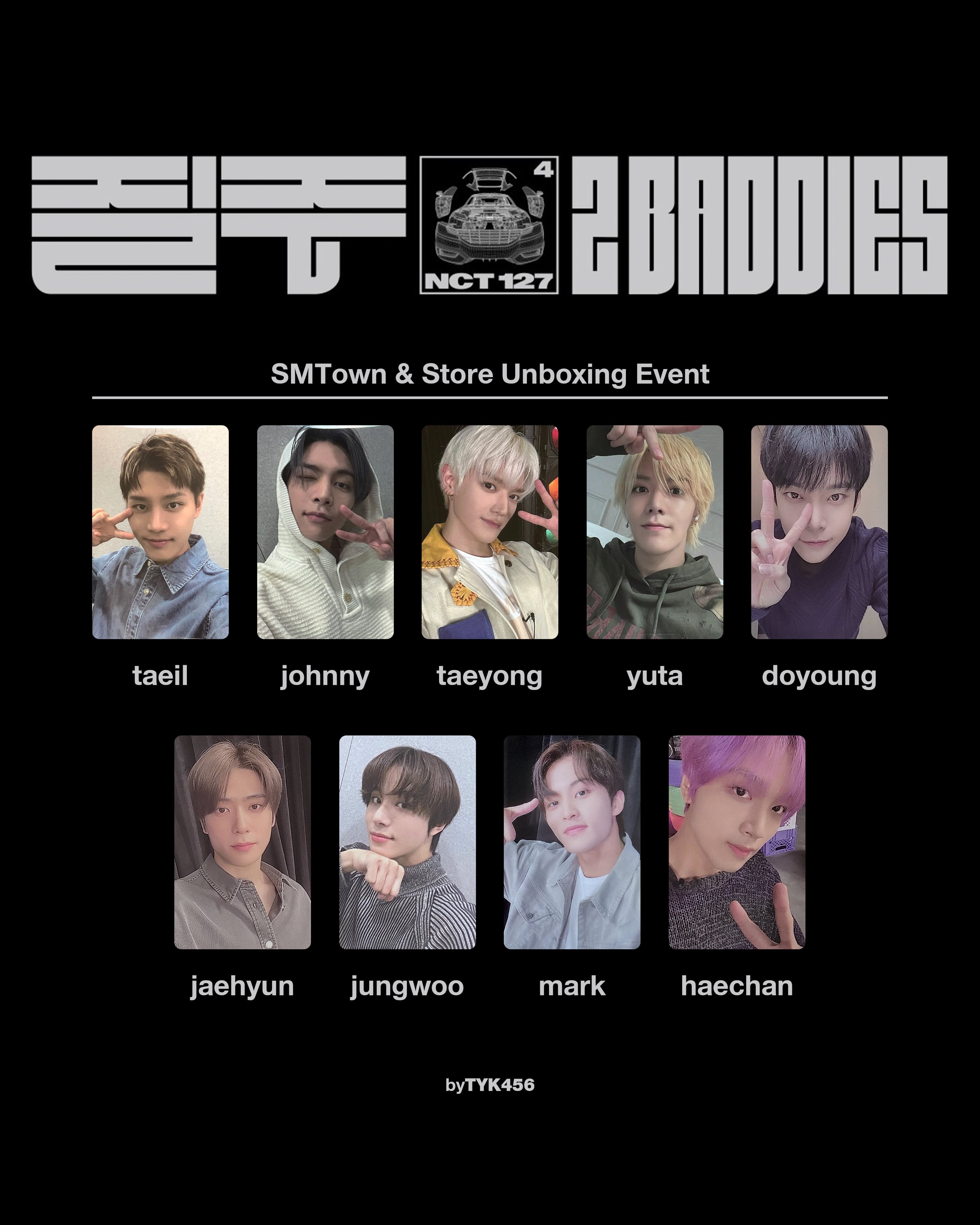 NCT] NCT 127 : 2 Baddies : SMTOWN Unboxing Event Photocard – krmerch