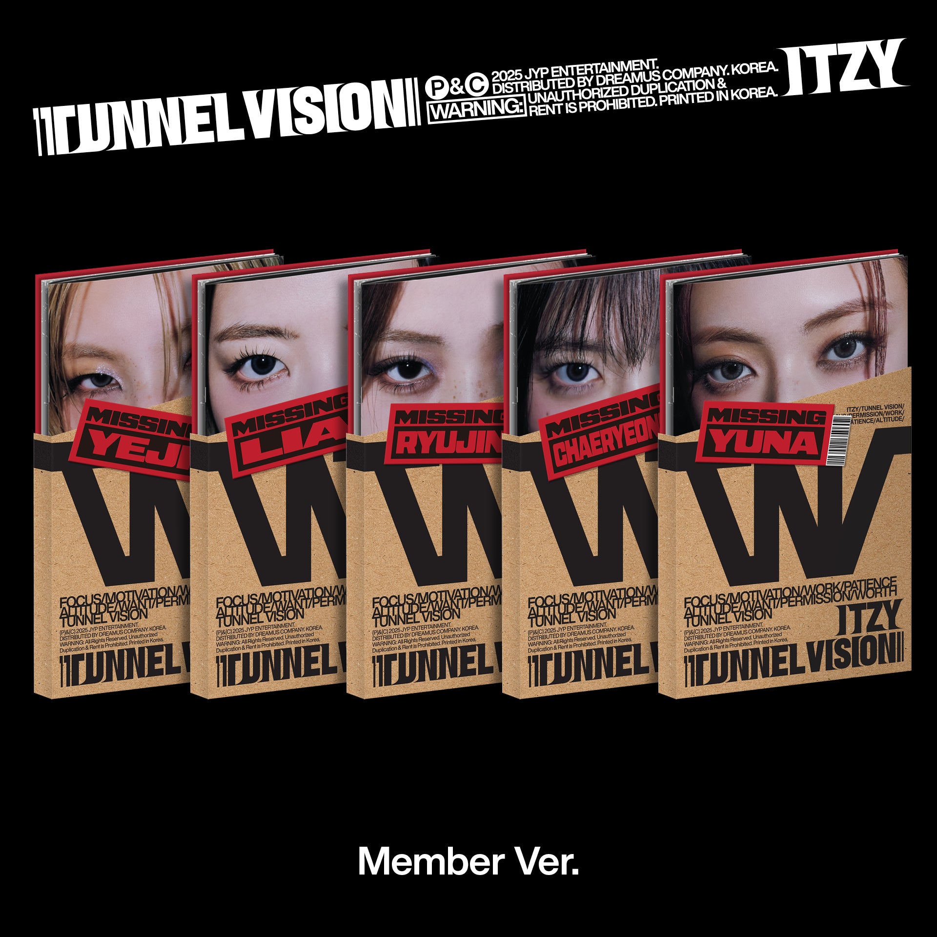 ITZY - TUNNEL VISION (Member Ver.) – K Stars