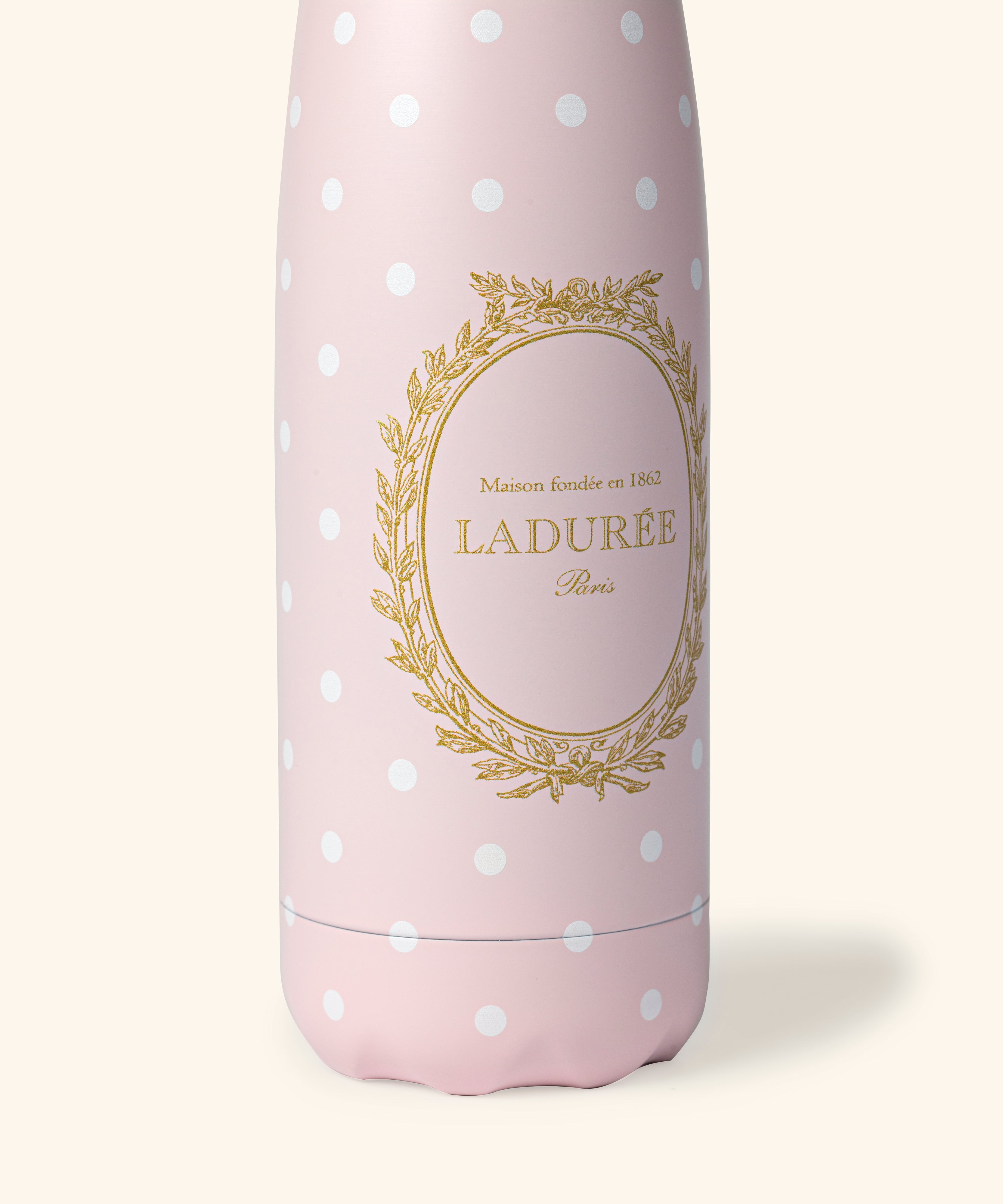 Ladurée pink water bottle | La Maison Ladurée